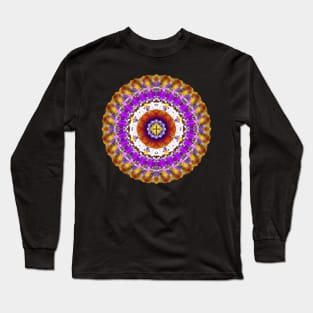 Mandala Magic - Lori's Love Cross Mandala Long Sleeve T-Shirt